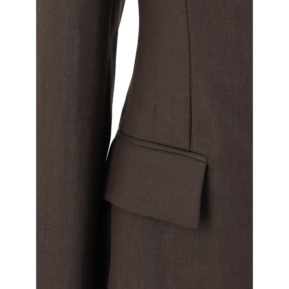 Brunello Cucinelli Linen Blazer Jacket - Ginchy