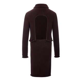 Bottega Veneta Elegant Viscose Brown Dress - Ginchy