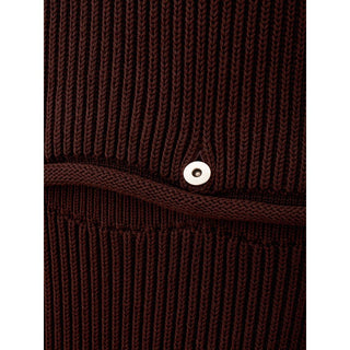 Bottega Veneta Elegant Viscose Brown Dress - Ginchy