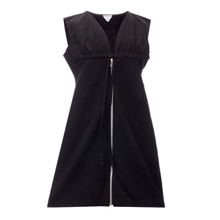Bottega Veneta Elegant Black Viscose Dress Essentials - Ginchy
