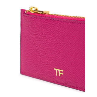 Tom Ford Fuchsia Leather Cardholder - Ginchy