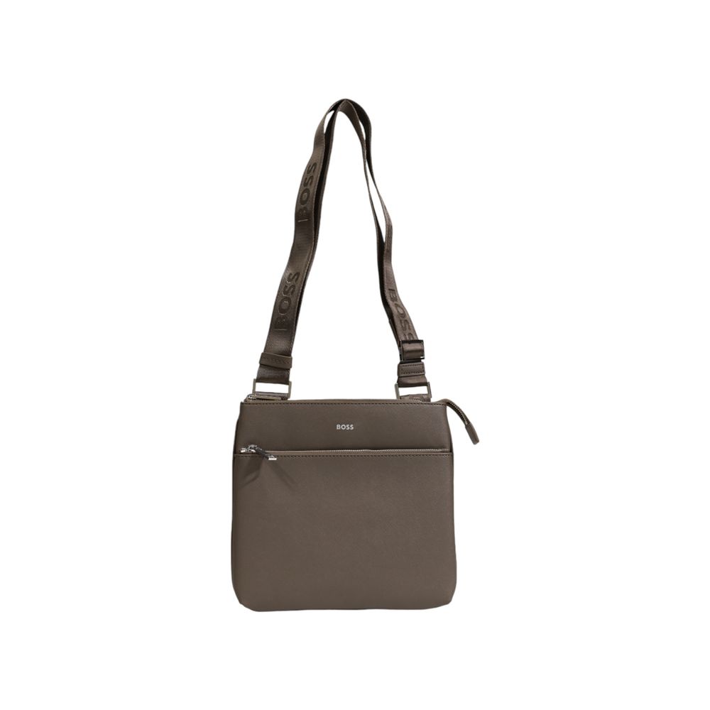 Hugo Boss Green Leather Messenger Bag - Ginchy