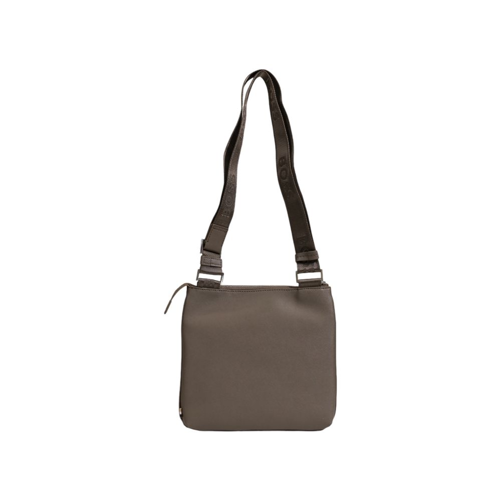 Hugo Boss Green Leather Messenger Bag - Ginchy