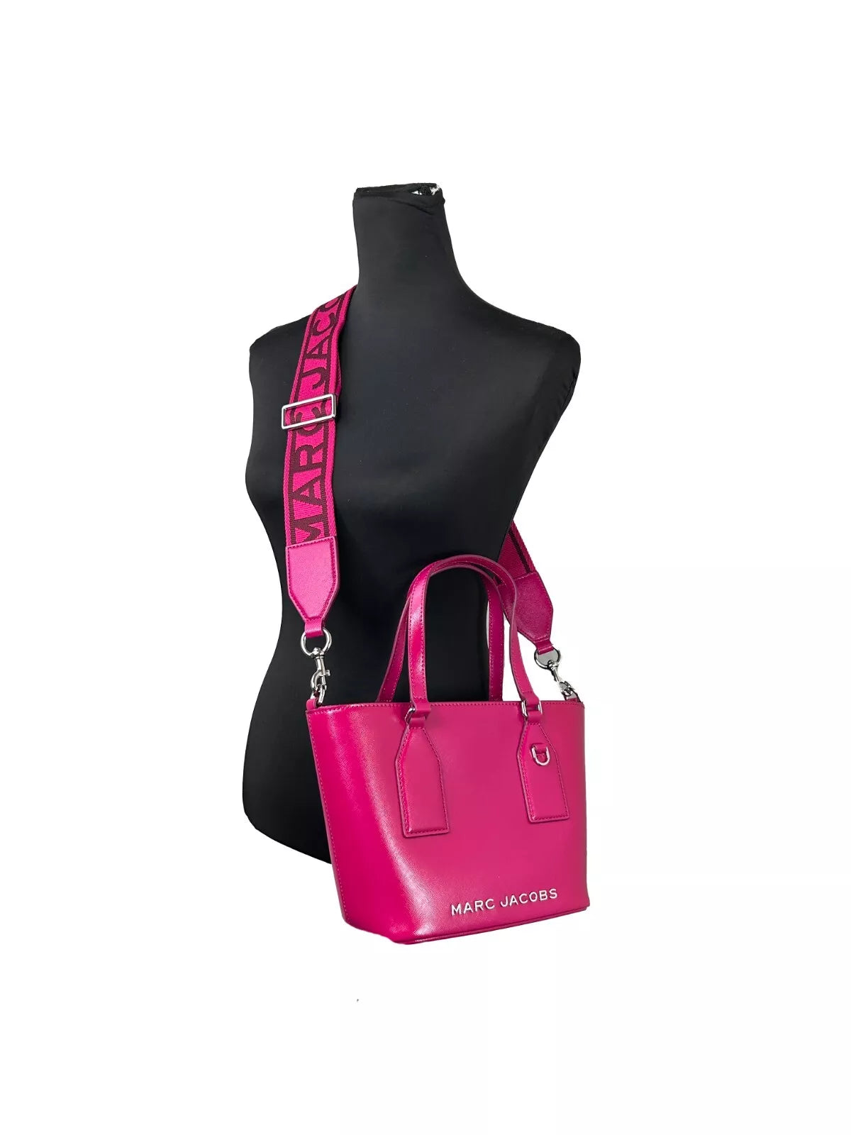 Marc Jacobs Small Saffiano Leather Tote Crossbody Bag - Ginchy