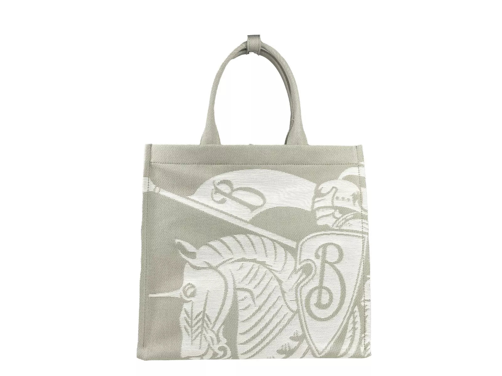 Burberry EKD Canvas Tote Bag With Coin Pouch Beige - Ginchy