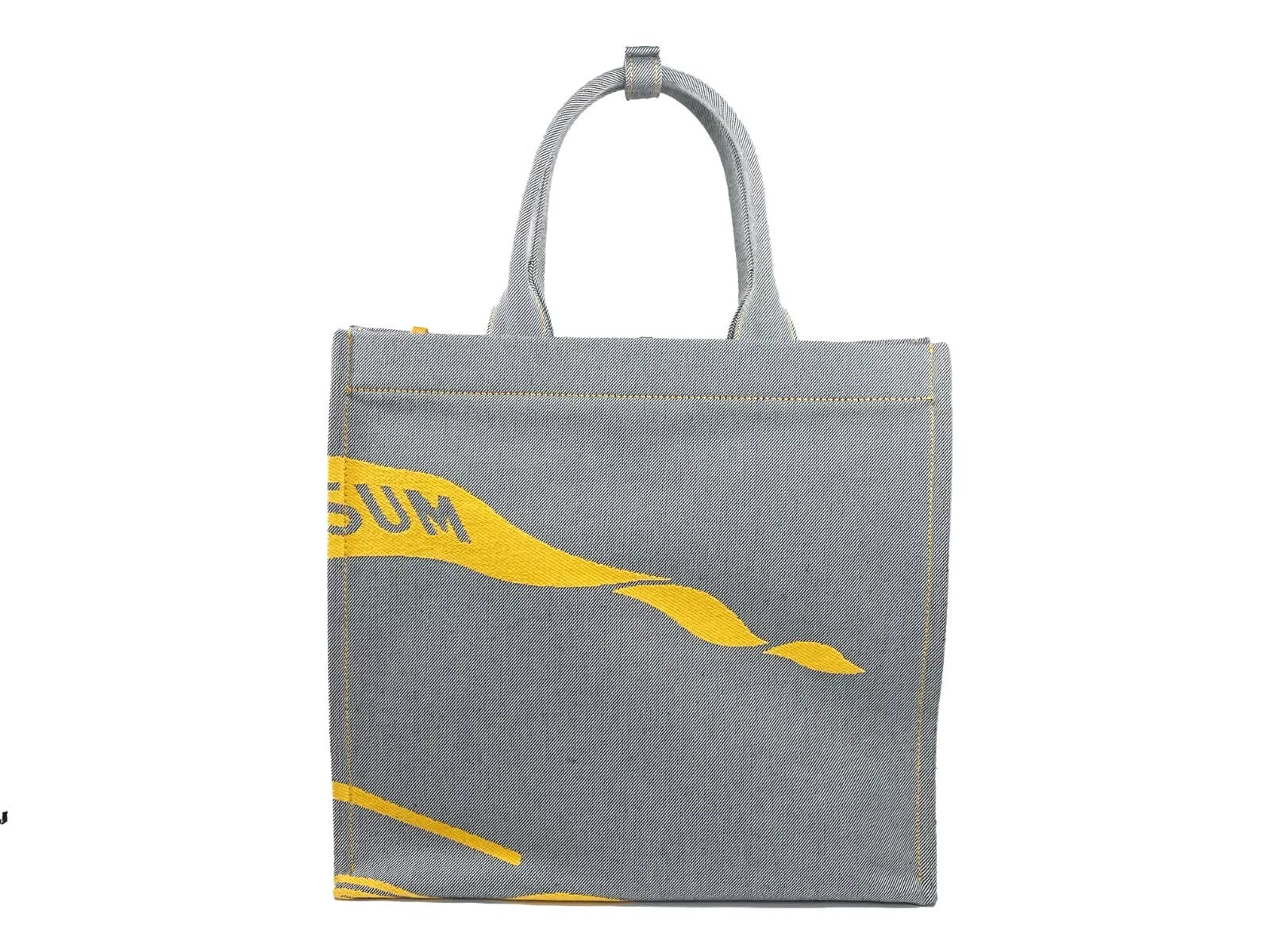 Burberry EKD Canvas Tote Bag With Coin Pouch Sunflower Gray - Ginchy