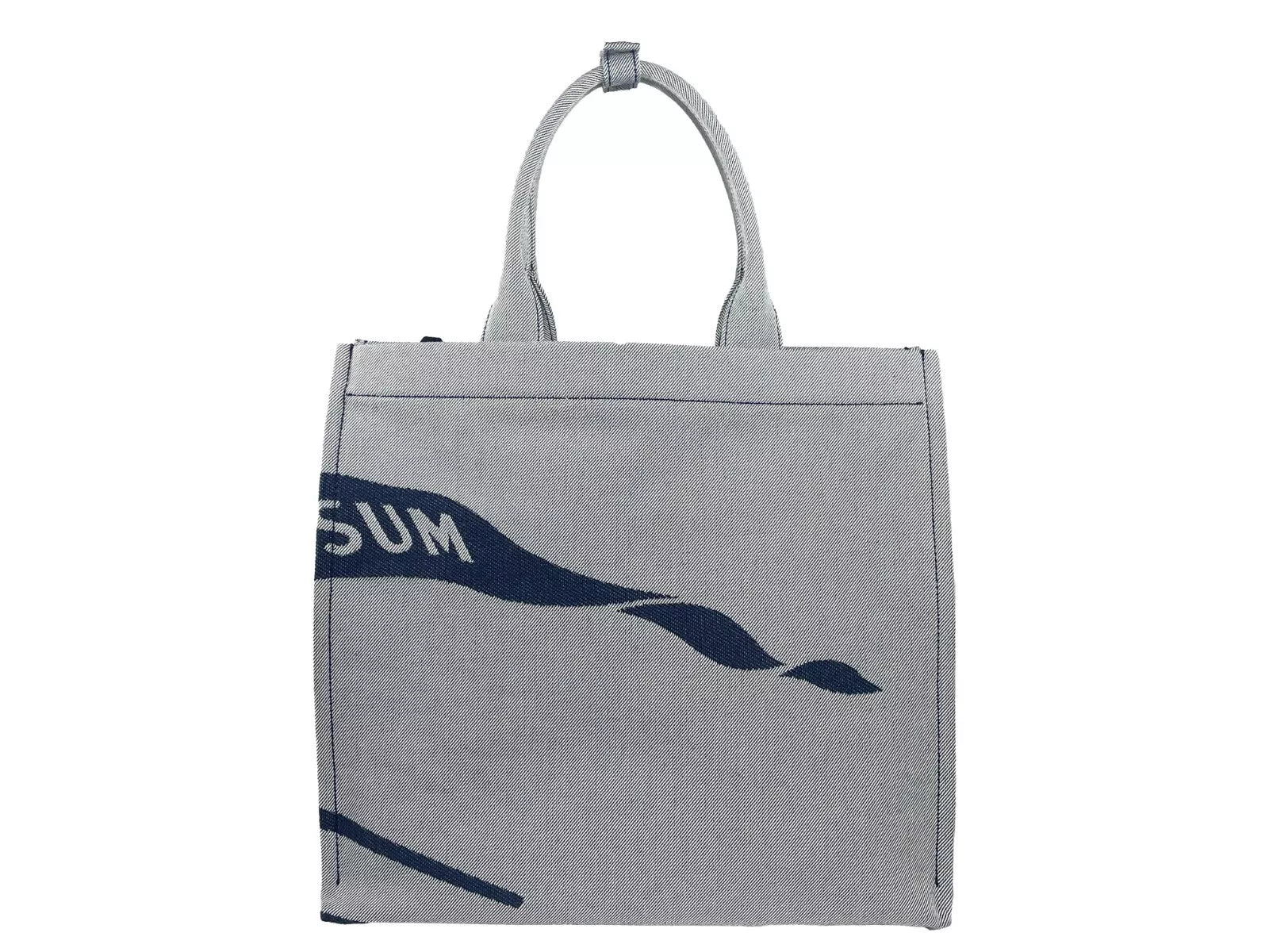 Burberry Navy EKD Canvas Tote Bag With Coin Pouch - Ginchy