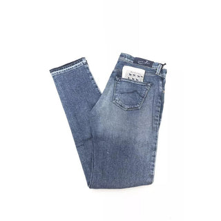 Jacob Cohen Blue Cotton Jeans & Pant - Ginchy