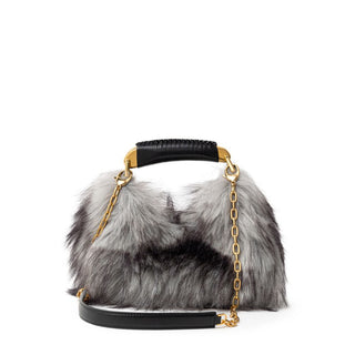 Tom Ford Gray Leather Handbag - Ginchy