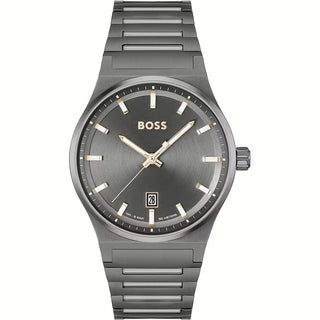 Hugo Boss Gray Stainless Steel Watch - Ginchy