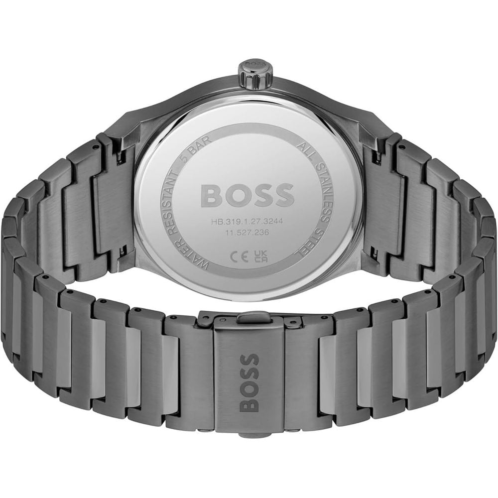 Hugo Boss Gray Stainless Steel Watch - Ginchy