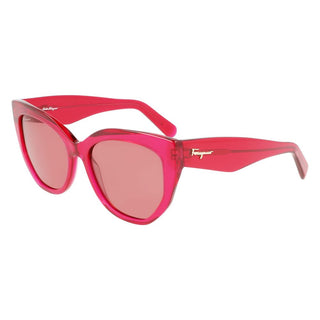 Ferragamo Red Acetate Sunglasses - Ginchy