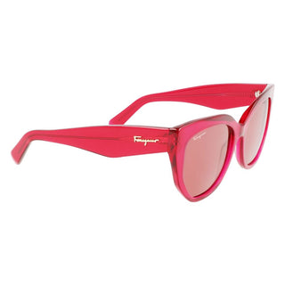 Ferragamo Red Acetate Sunglasses - Ginchy