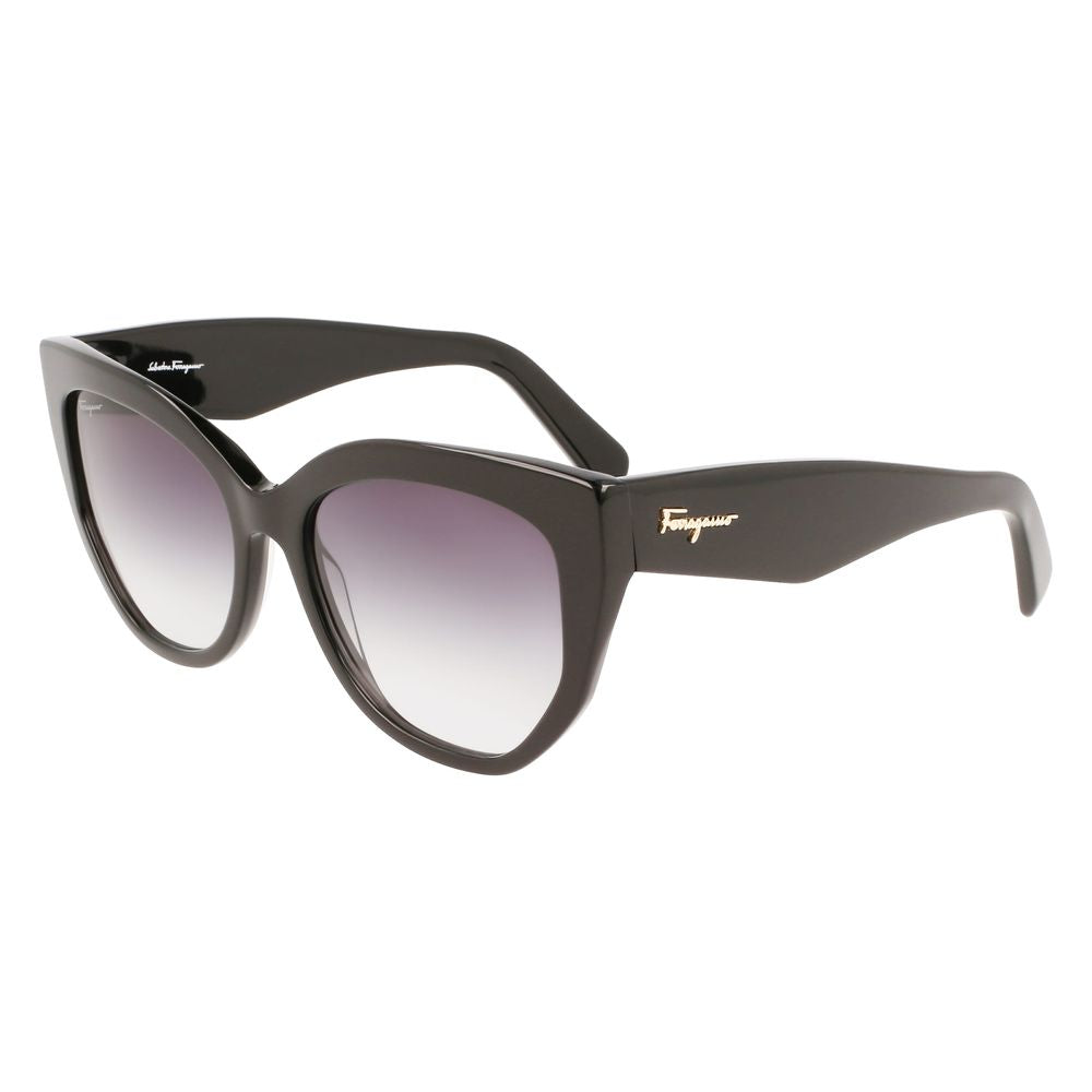 Ferragamo Black Acetate Sunglasses - Ginchy
