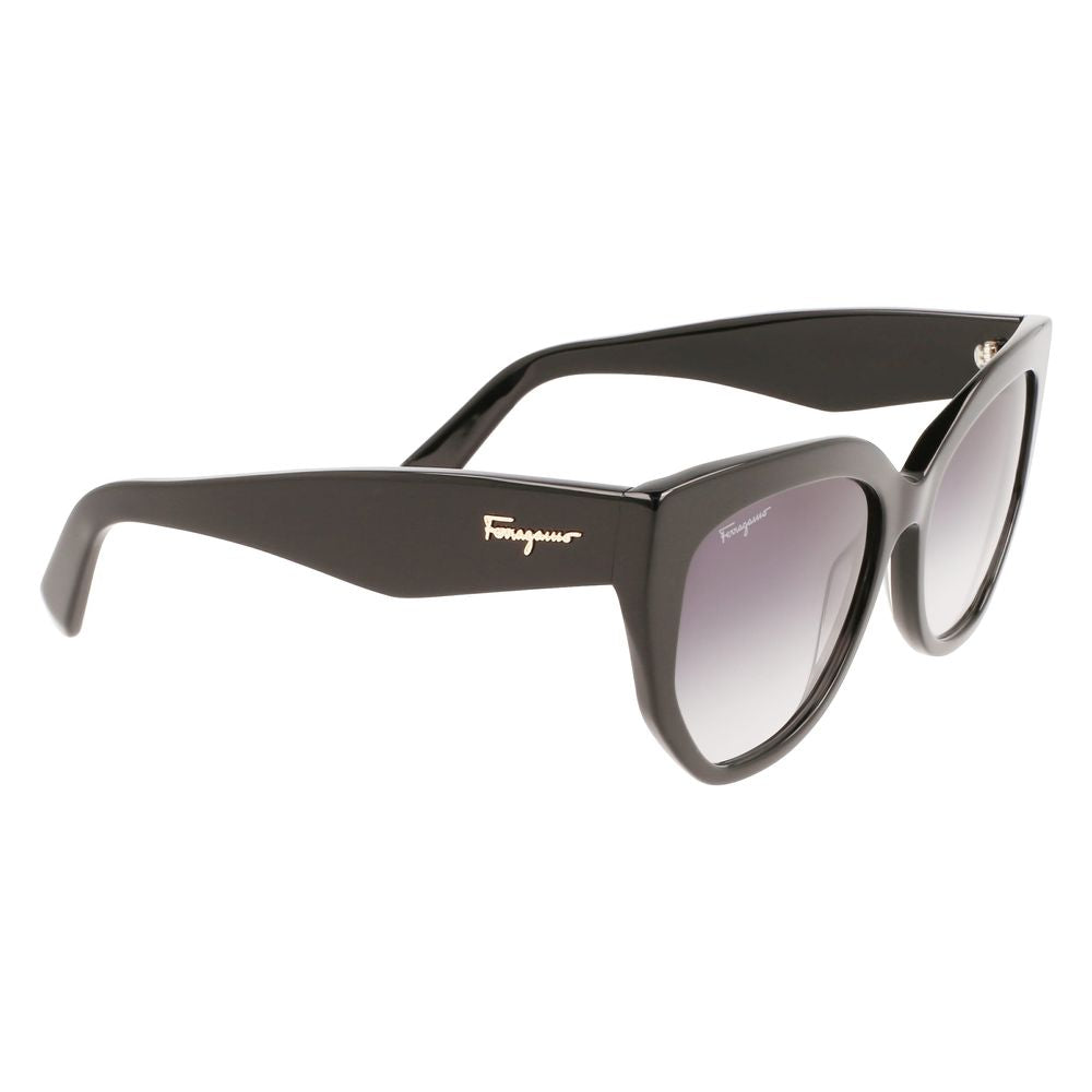 Ferragamo Black Acetate Sunglasses - Ginchy