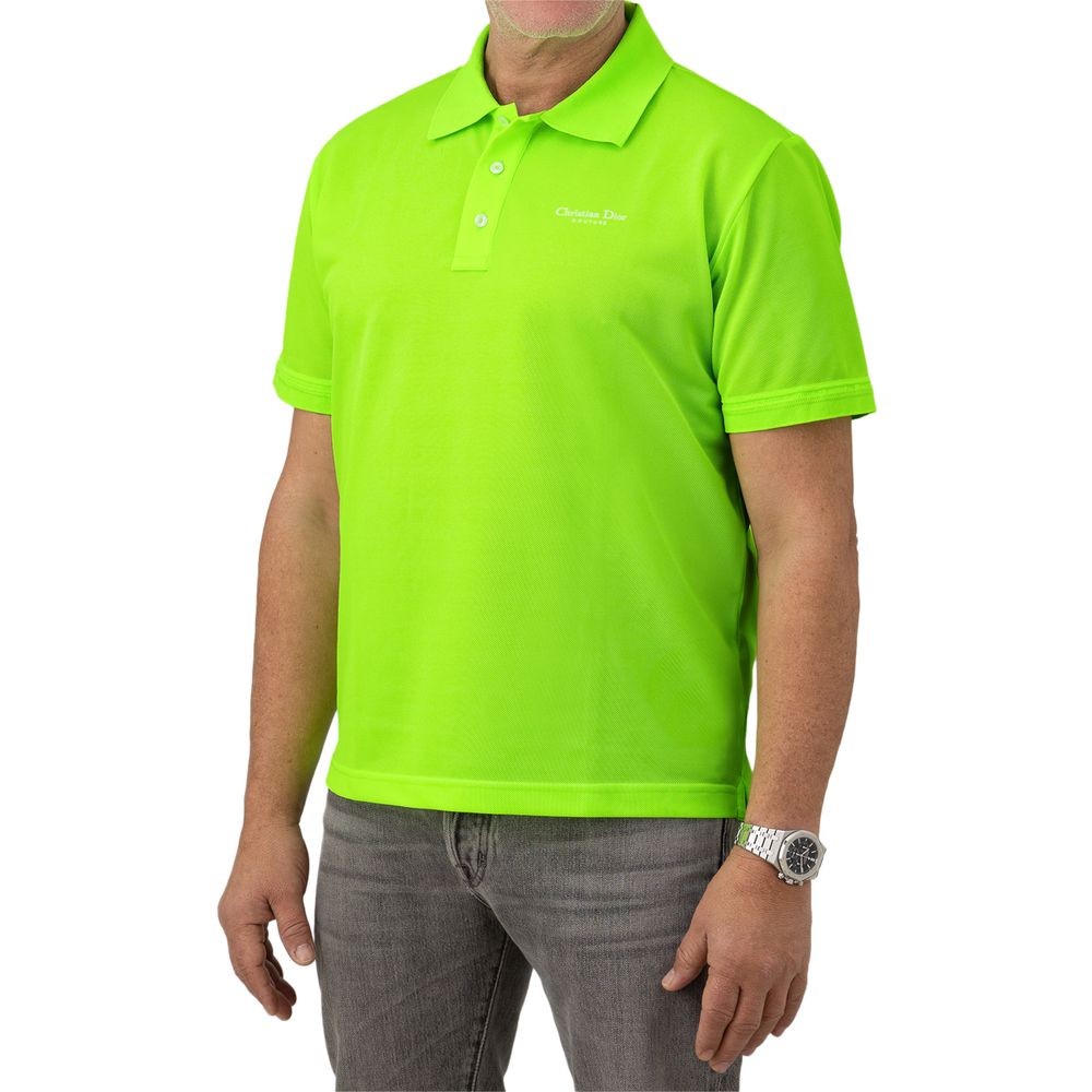 Dior Green Cotton Polo Shirt - Ginchy