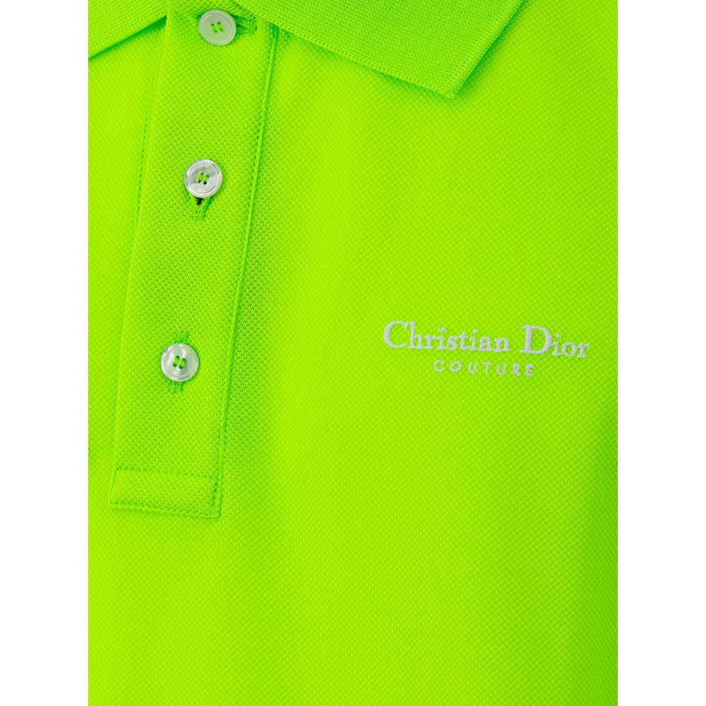 Dior Green Cotton Polo Shirt - Ginchy