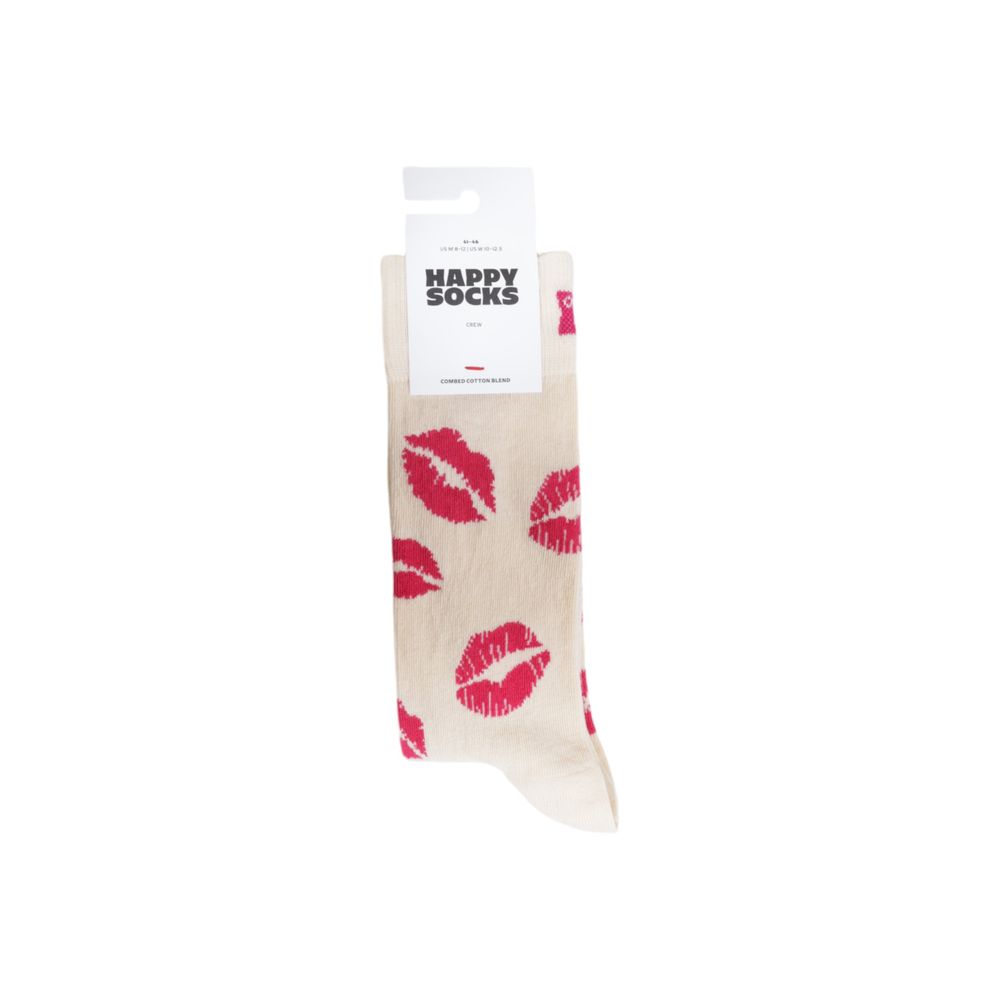 Happy Socks Beige Cotton Sock - Ginchy