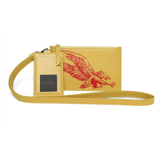 Lanvin "Sunshine Yellow Leather Men Wallet" - Ginchy