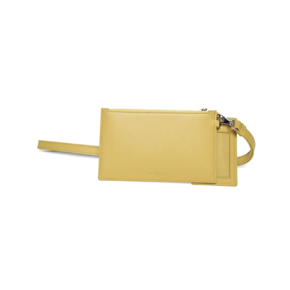 Lanvin "Sunshine Yellow Leather Men Wallet" - Ginchy