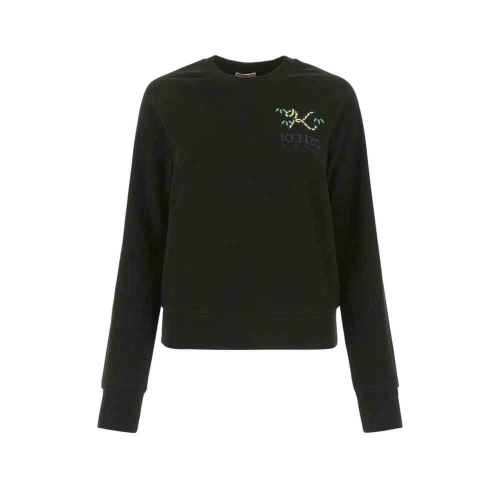 Kenzo Black Cotton Sweater - Ginchy