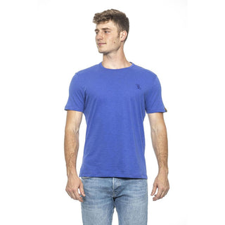 Billionaire Italian Couture Light Blue Cotton T-Shirt - Ginchy