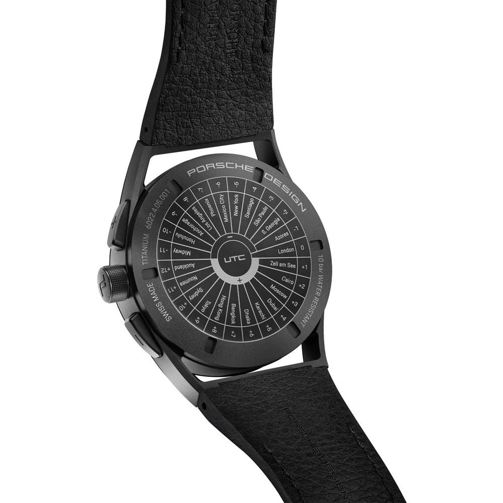 Porsche Design Black Leather Watch - Ginchy
