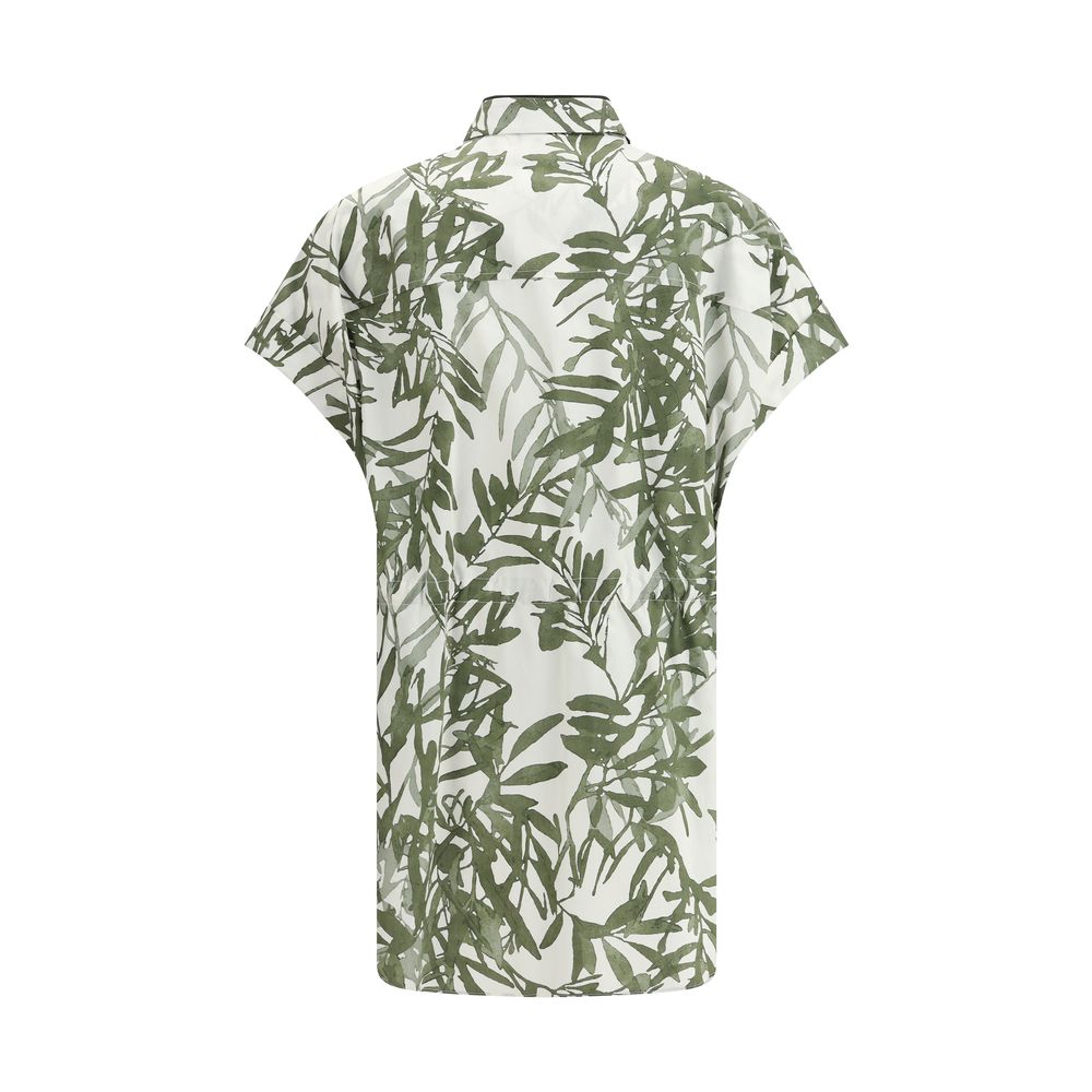 Brunello Cucinelli Leaf print Long Shirt - Ginchy