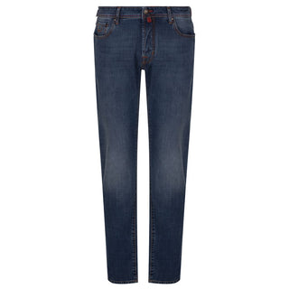 Jacob Cohen Blue Cotton Jeans & Pant - Ginchy
