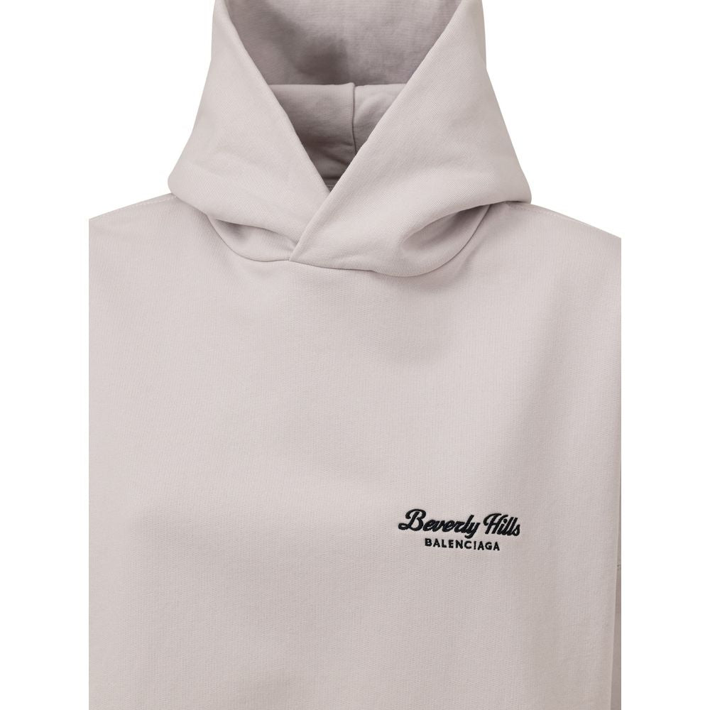 Balenciaga Gray Cotton Hoody - Ginchy