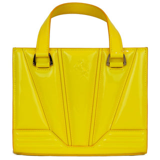 Ferrari Yellow Leather Handbag - Ginchy