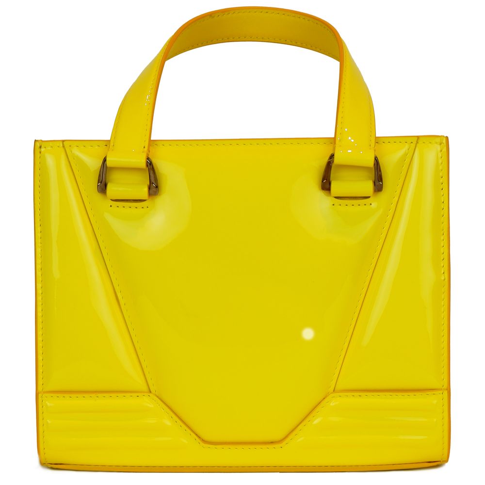Ferrari Yellow Leather Handbag - Ginchy