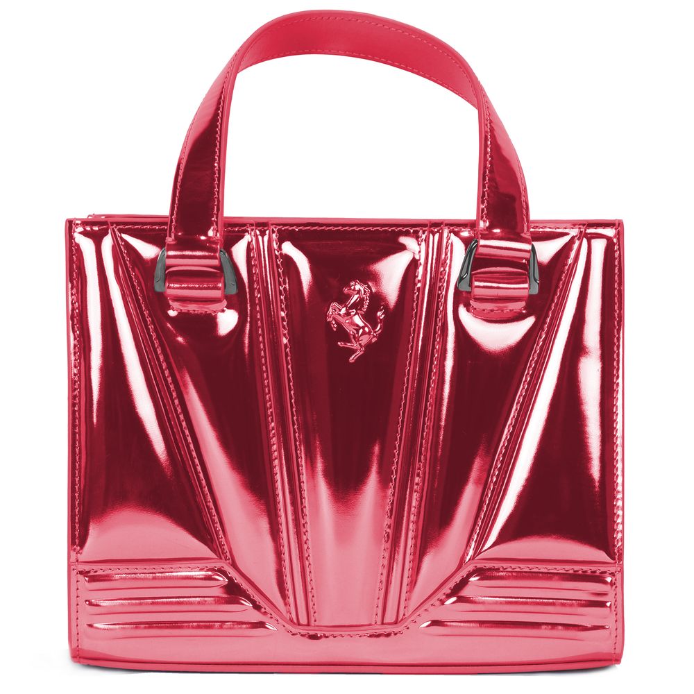 Ferrari Fuchsia Leather Handbag - Ginchy