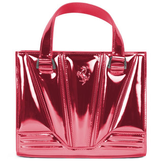 Ferrari Fuchsia Leather Handbag - Ginchy
