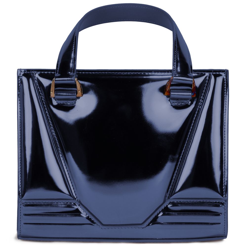 Ferrari Blue Leather Handbag - Ginchy