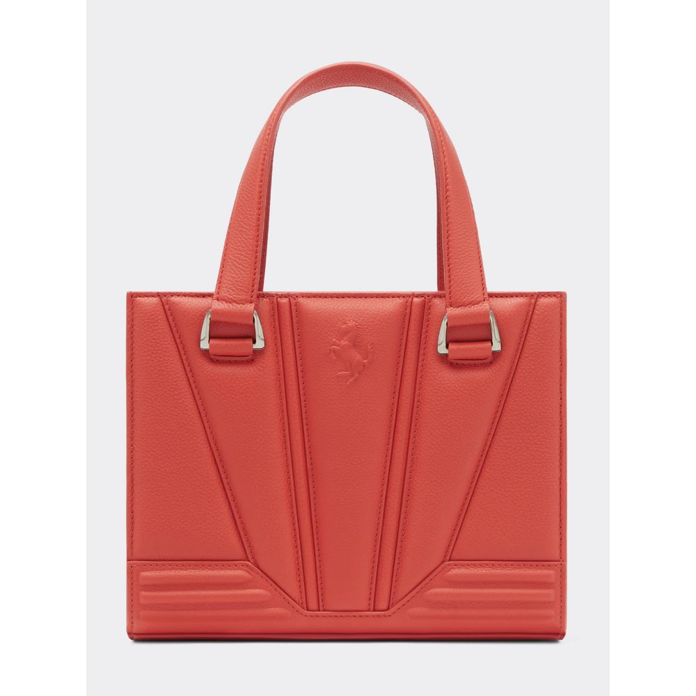 Ferrari Red Leather Handbag - Ginchy