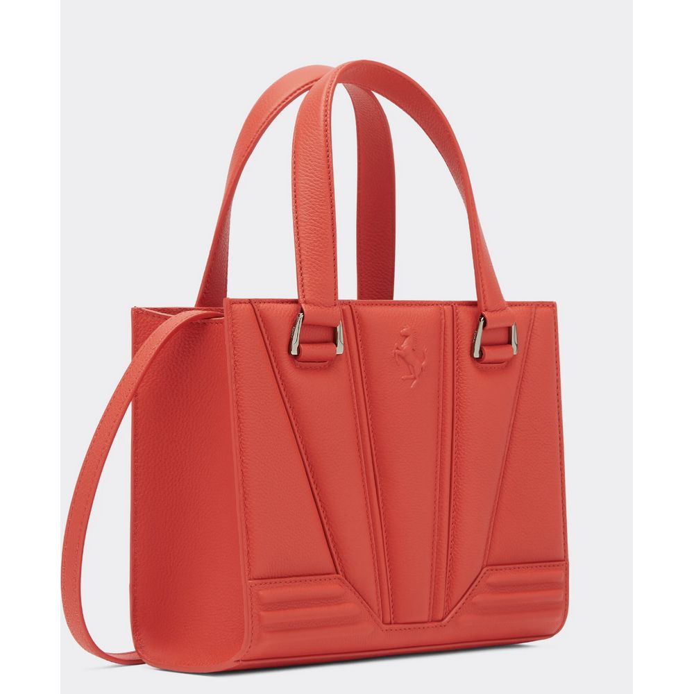 Ferrari Red Leather Handbag - Ginchy