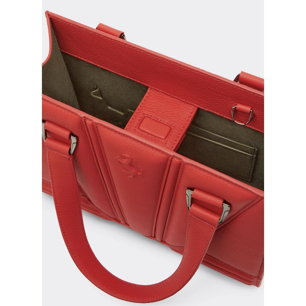 Ferrari Red Leather Handbag - Ginchy