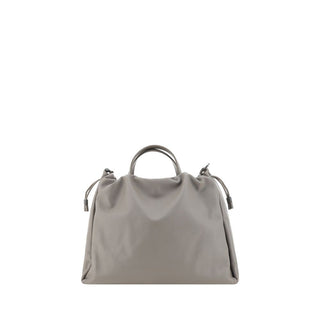 Brunello Cucinelli Monochrome Calf Leather Shoulder Bag
