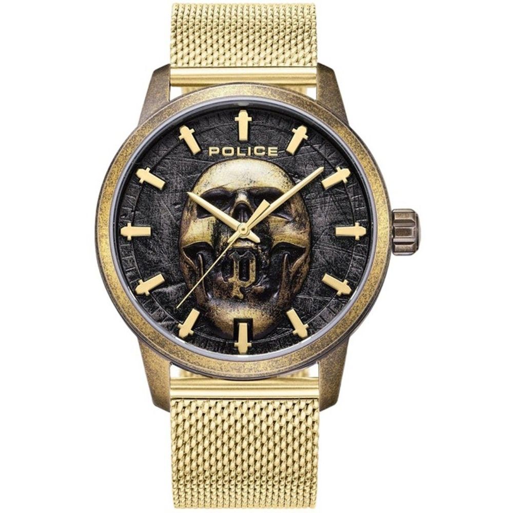 Police Gold Stainless Steel Watch - Ginchy