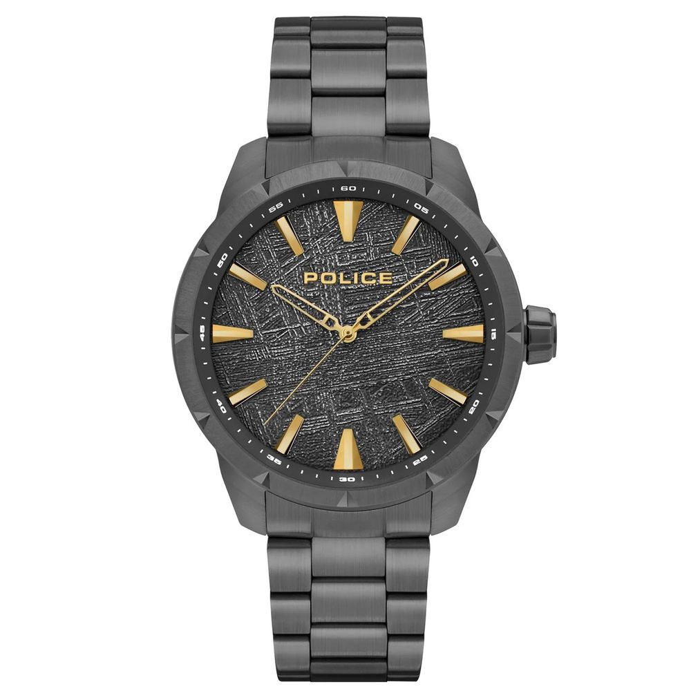 Police Black Stainless Steel Watch - Ginchy