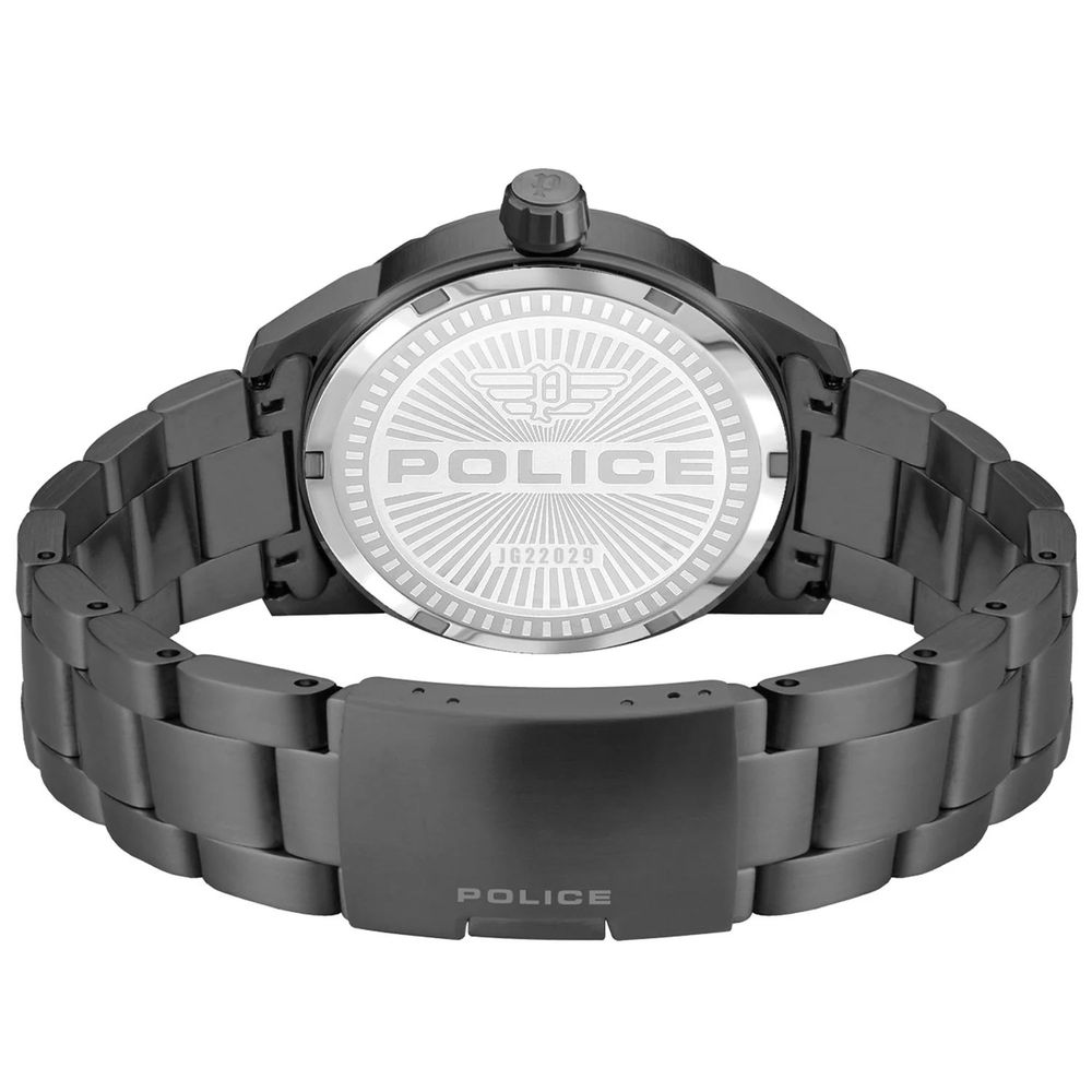 Police Black Stainless Steel Watch - Ginchy
