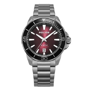 Police Gray Stainless Steel Watch - Ginchy