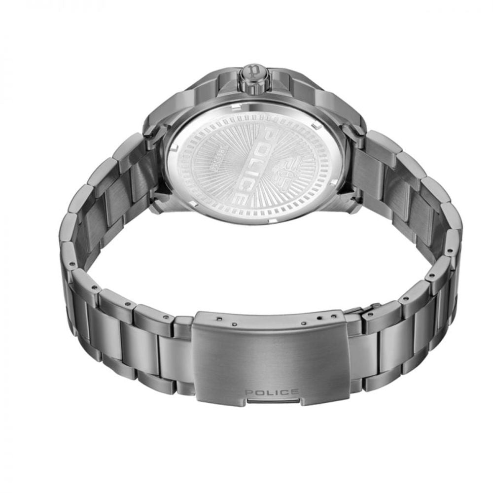 Police Gray Stainless Steel Watch - Ginchy