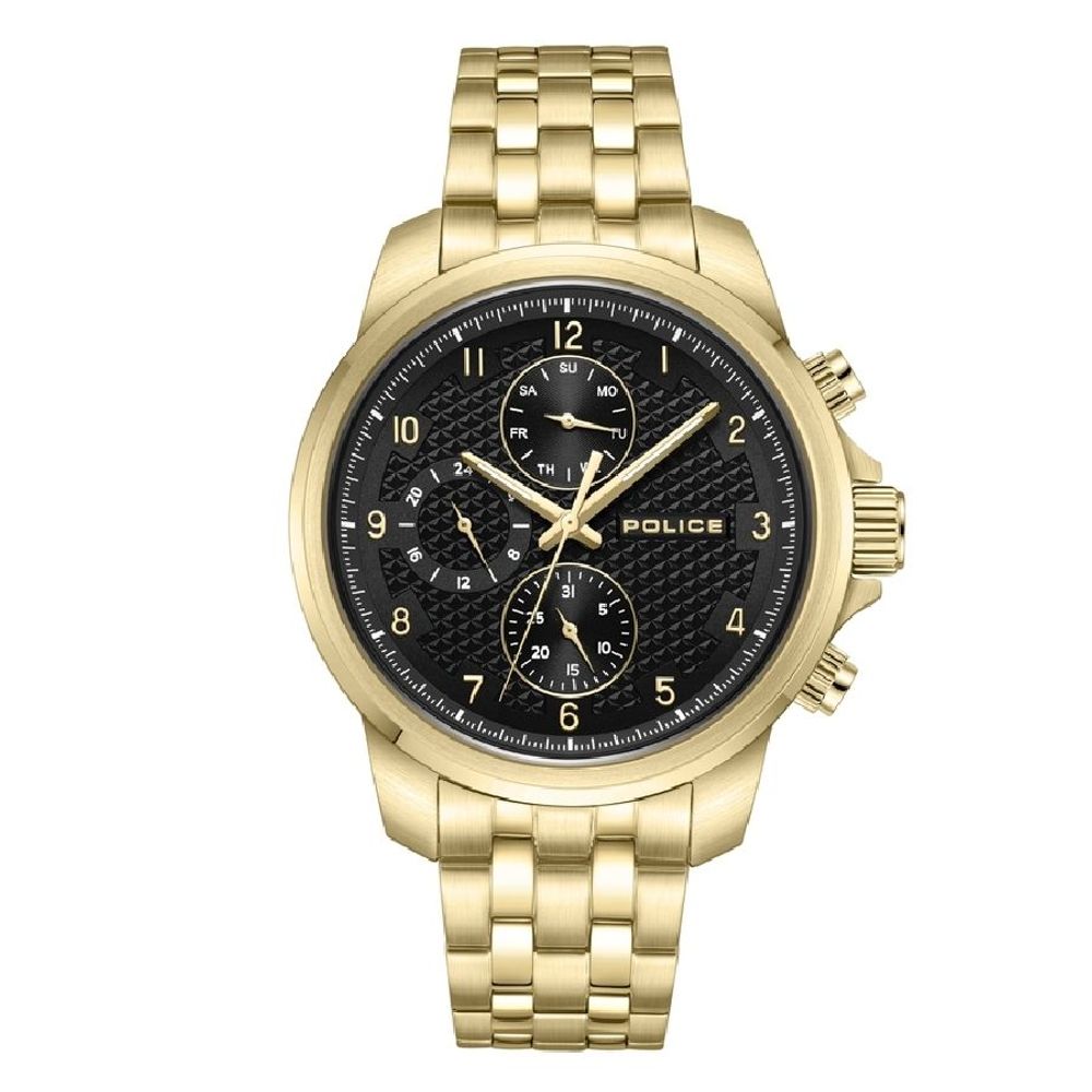 Police Gold Stainless Steel Watch - Ginchy
