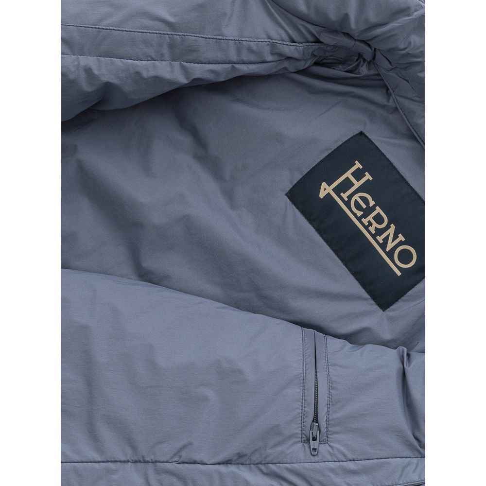 Herno Blue Polyester Jackets & Coat