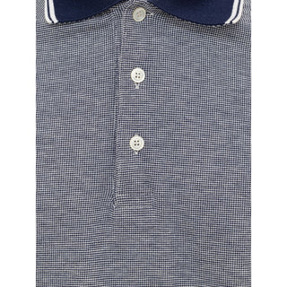 Canali Blue Cotton Polo Shirt - Ginchy
