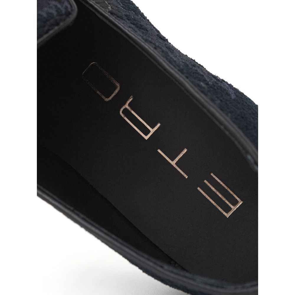 Etro Blue Leather Slip-On Loafer