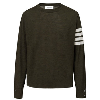 Thom Browne Green Wool Sweater - Ginchy