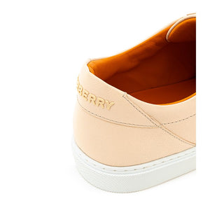 Burberry Pink Leather Sneaker - Ginchy